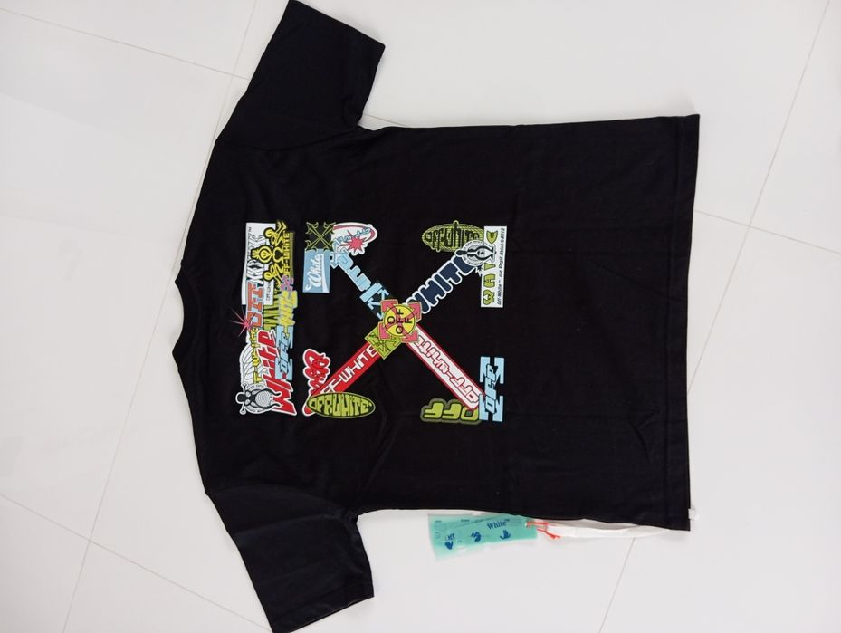 T-shirt męski rozm. L OFF WHITE