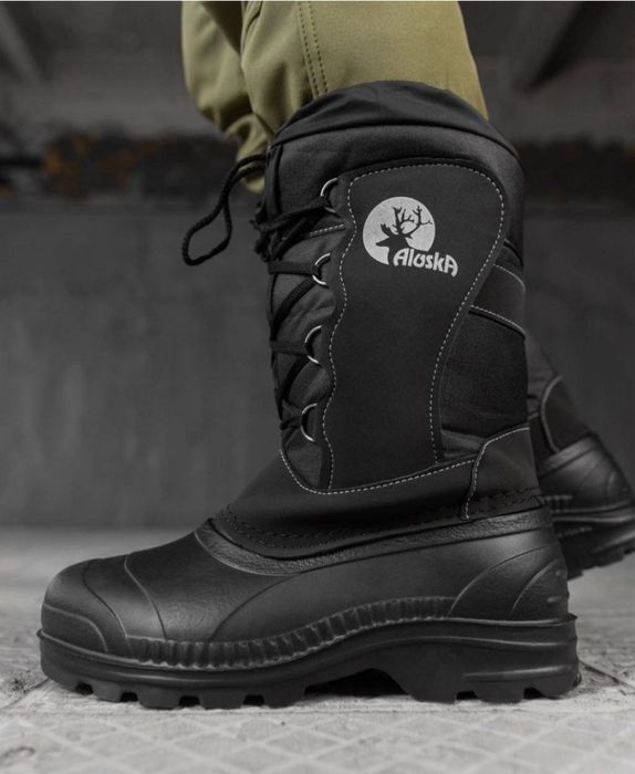 Теплі водонепроникні чоботи з піни на шнурках «Аляска «41-46