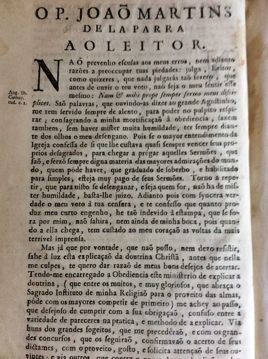 Luz de verdades catholicas, e explicação da doutrina, 2.ª Edição, 1744