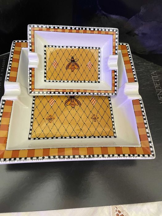 Cinzerios Porcelana Franceses Souleiado "Les Abeilles" - Novo