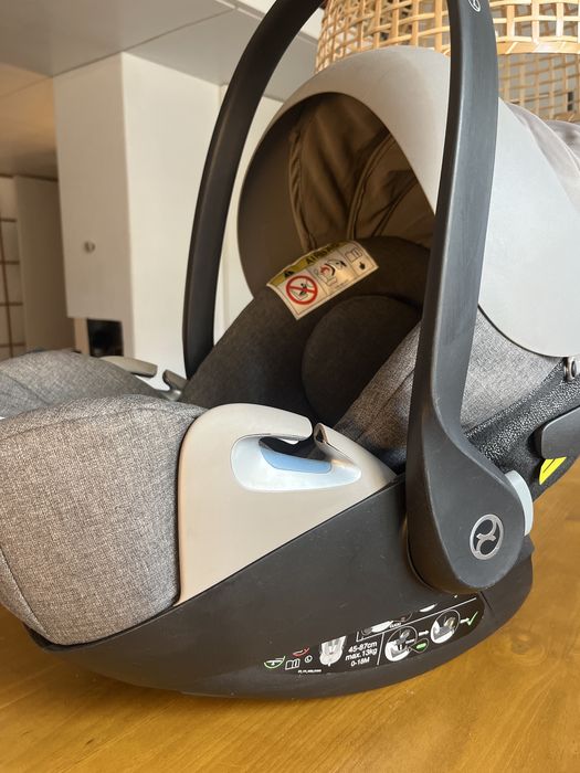 Ovinho Cybex Z i-Size + Adaptadores