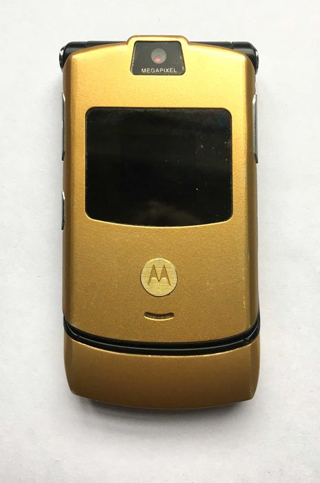 Телефон Motorola RAZR V3, золотий