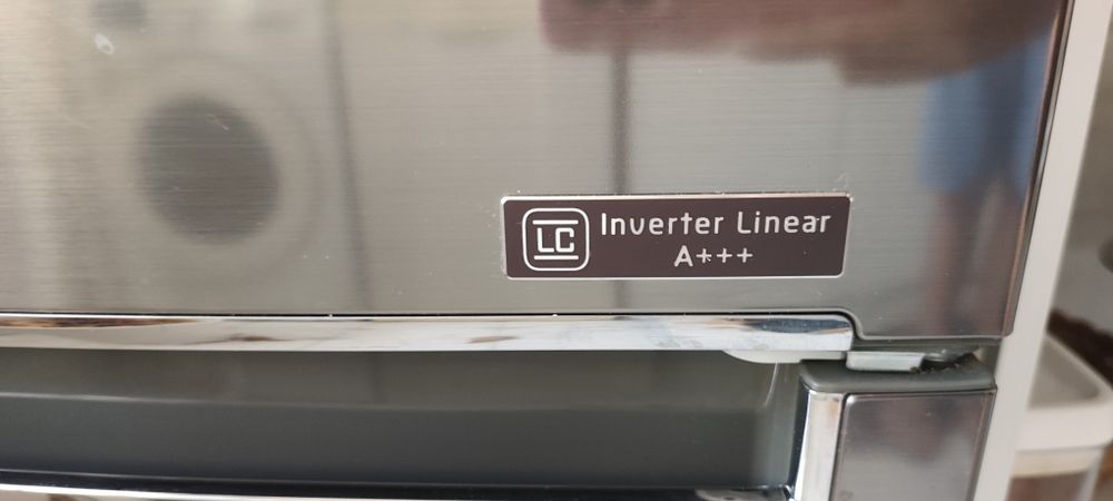 Frigorífico LG cinza