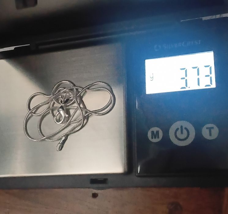 Fio em Prata  com Malaquita   Feito à Mão com Amor