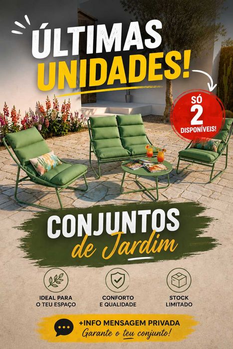 Conjunto  de Jardim NOVO