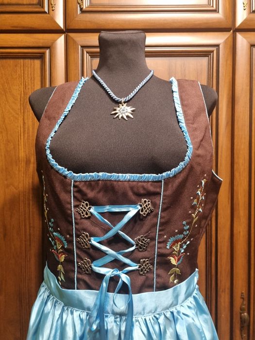 Strój ludowy sukienka Fuchs M Bawaria kostium przebranie