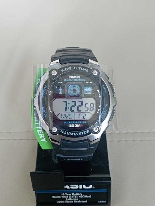 Чоловічий годинник casio ae-2000w-1avcf