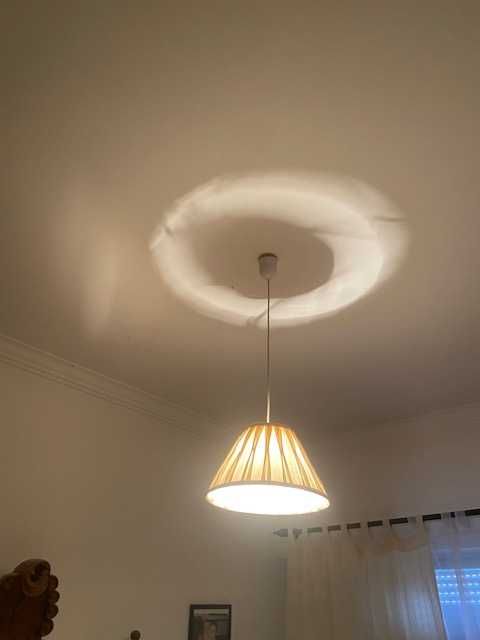 2 Candeeiros mesa cabeceira + 1 de Teto Mesma coleção Zara Home