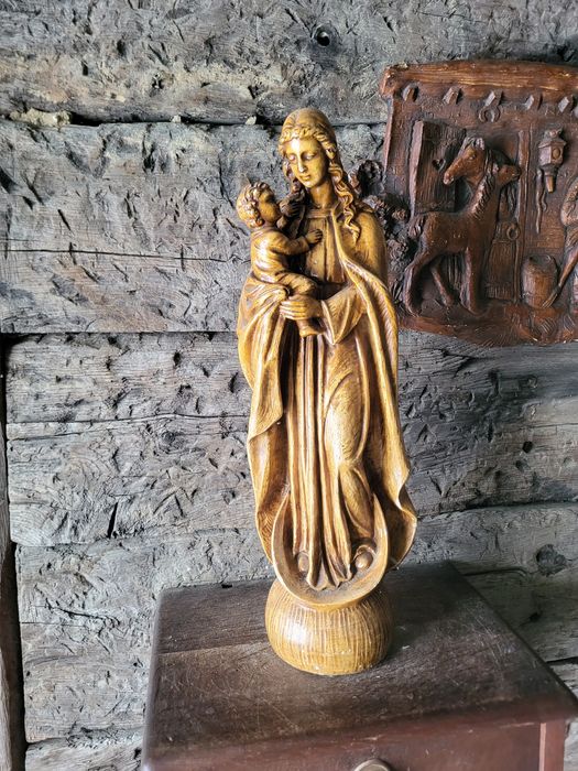 * rezerwacja Duża figurka Matki Bożej Maryja z dzieciątkiem Jezus