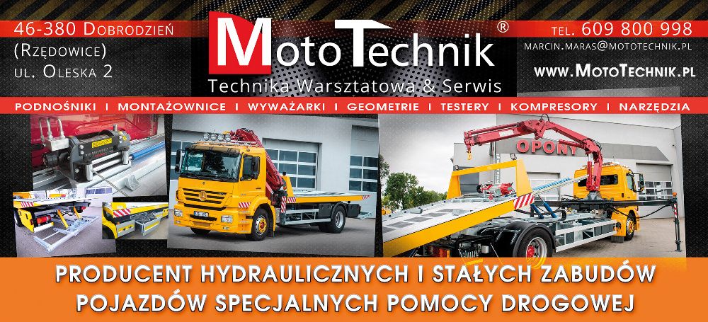 Podnośnik śrubowy dwukolumnowy HOFMANN MTF 3000 do 3 ton