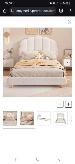 Cama nuvem criança