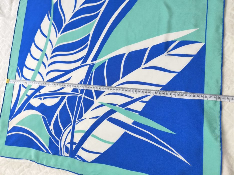 Jedwabna chusta 100% Pure silk czysty jedwab 74x74