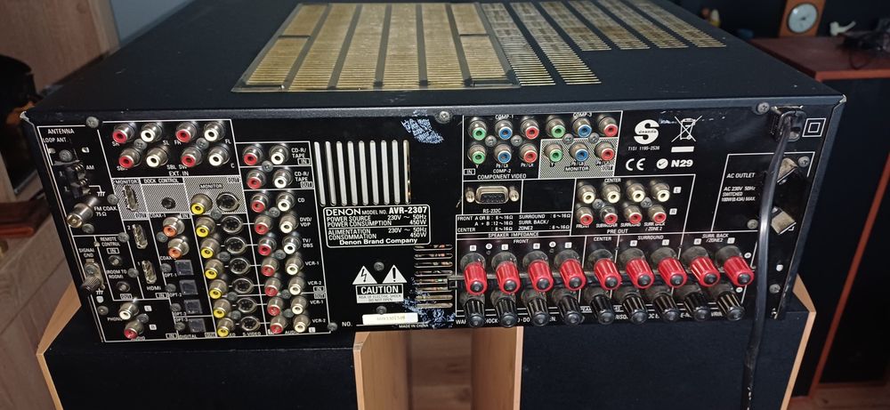 amplituner 7.1 denon avr-2307 fajny stan, kolos, pilot, hdmi.