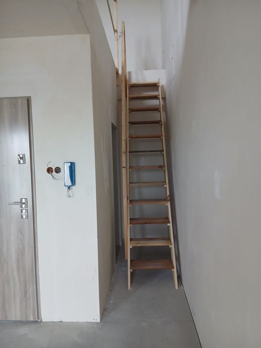 Schody techniczne 3m na budowe z drewna