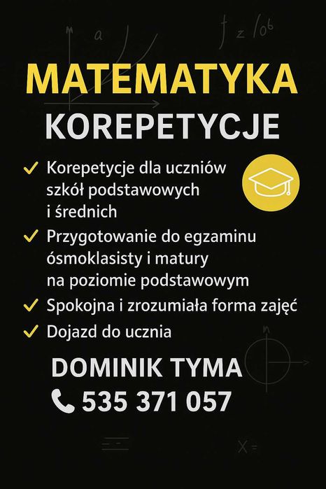 Korepetycje z matematyki