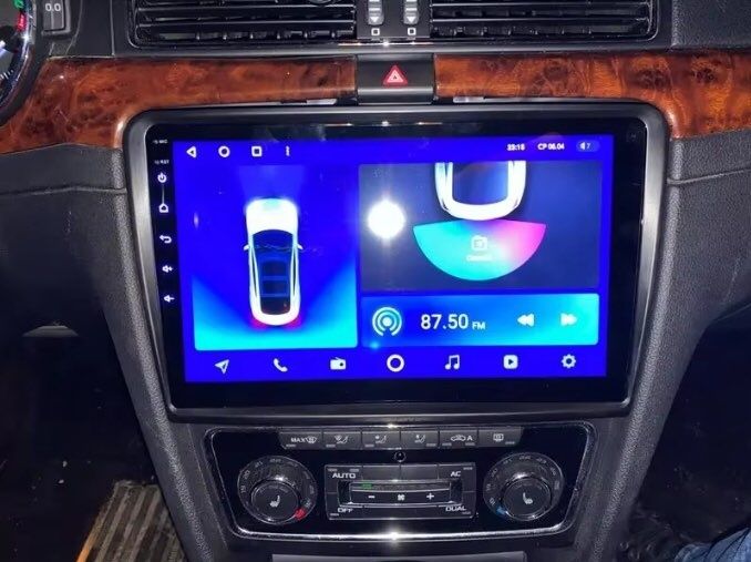 Rádio Skoda Superb 2 Android 14 com GPS (Artigo Novo)