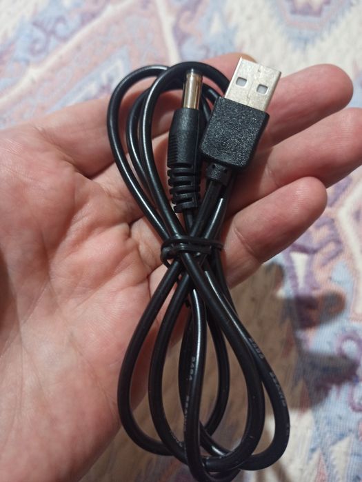 Кабель USB-DC (5.5*2.1 mm) метровий