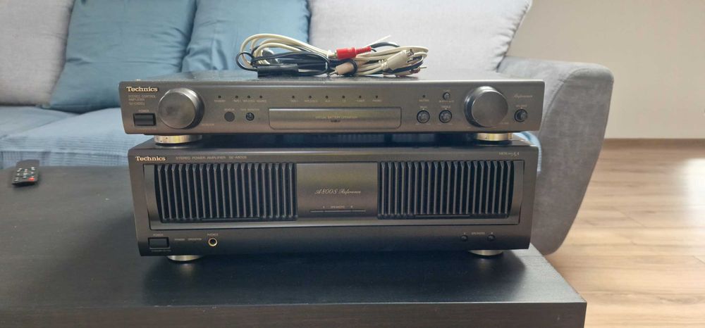 Wzmacniacz Technics Se-A800S + przedwzmacniacz Technics Su-C800U