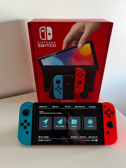 Nintendo Switch Oled | DESBLOQUEADA [NOVA]