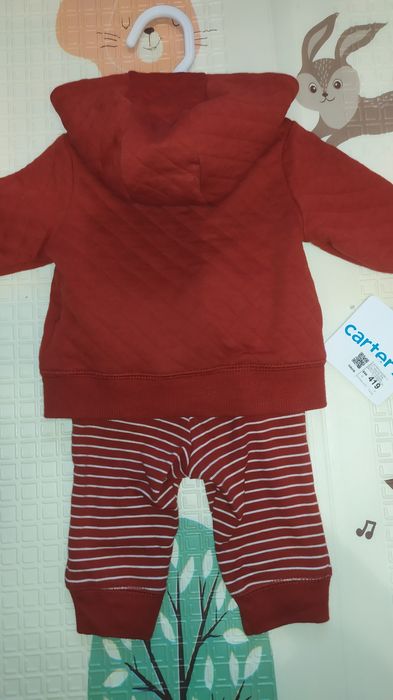 Комплект Carter's 3 шт. кардиган боди брюки/штаны,р.62-68 (3-5 мес)