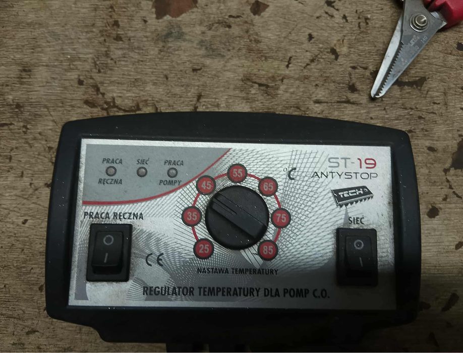 regulator temperatury dla pomp c.o.