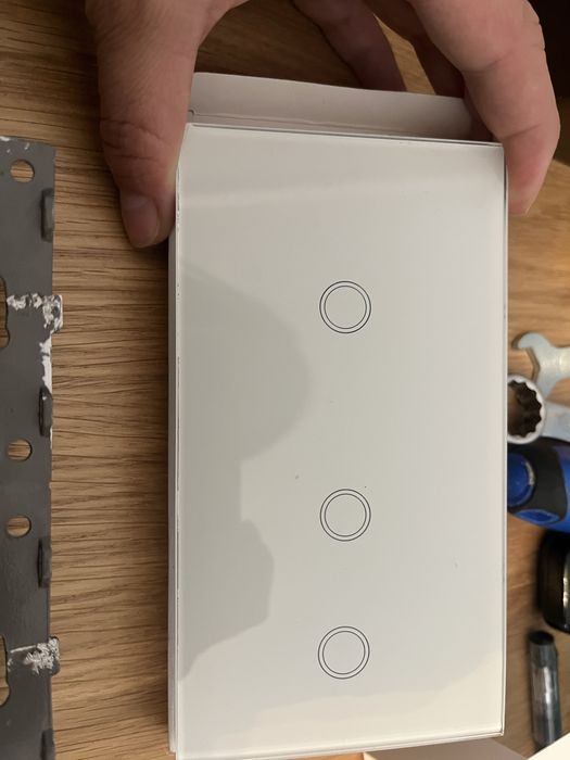 Panel dotykowy bialy 2+1