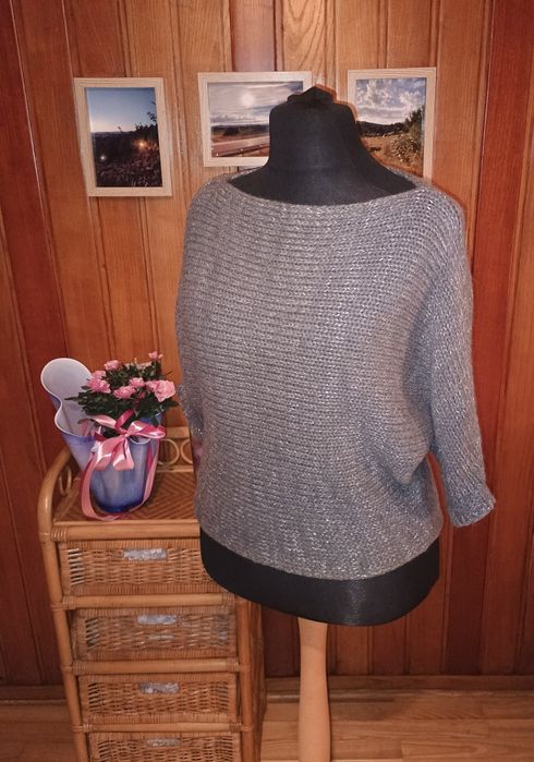 Sweter Popiół i Diament,  R46,  RABAT,  DARMOWA Dostawa.