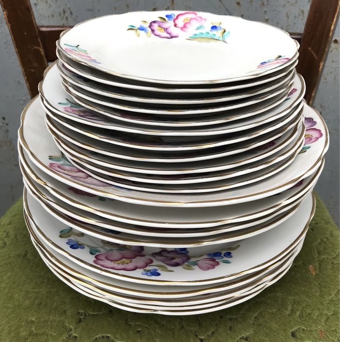 Посуда  с позолотой