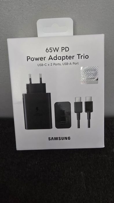 Ładowarka samsung 65w Trio plus przewod