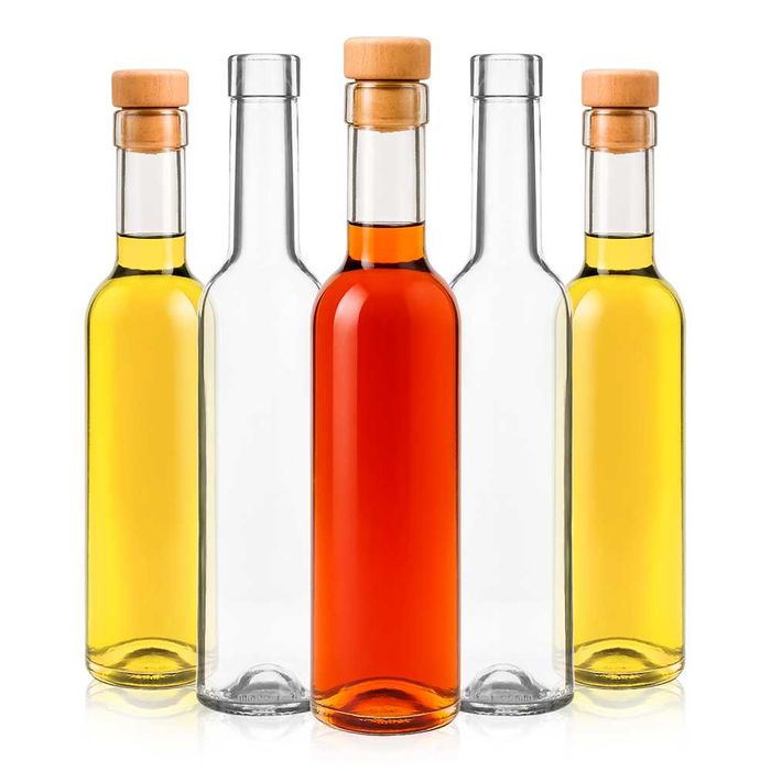 5x Butelki na soki nalewki FUTURA 250 ml z KORKAMI