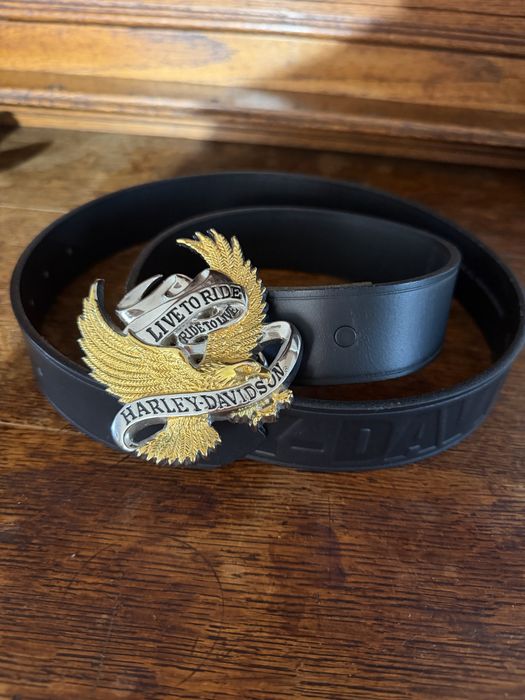 Оригінальний ремінь Harley-Davidson Live to Ride, Made in USA, новий