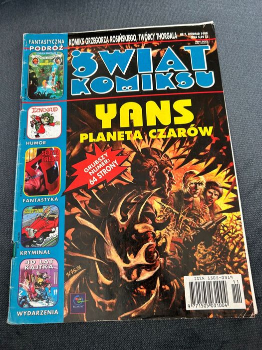 Gazetka Świat komiksu nr 7 listopad 1998