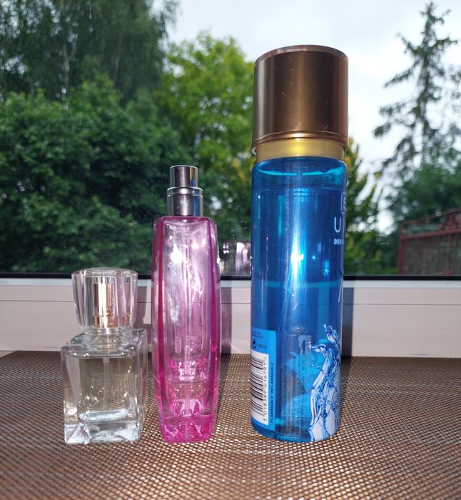 Zestaw 3 zapachów  wody perfumowane i mgielka