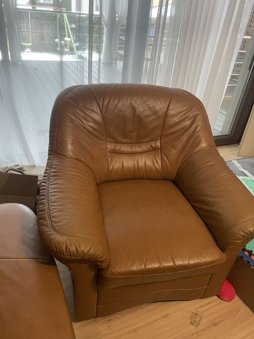 Dwa skorzane fotele