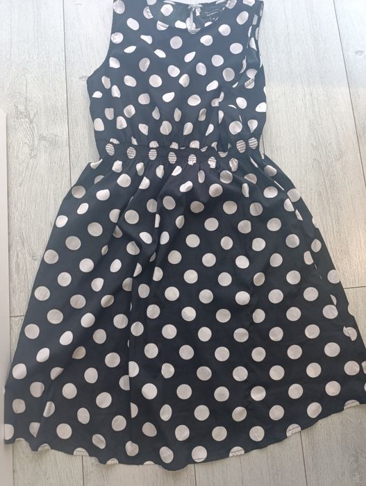 Letnia sukienka ciążowa new look maternity m 38 groszki