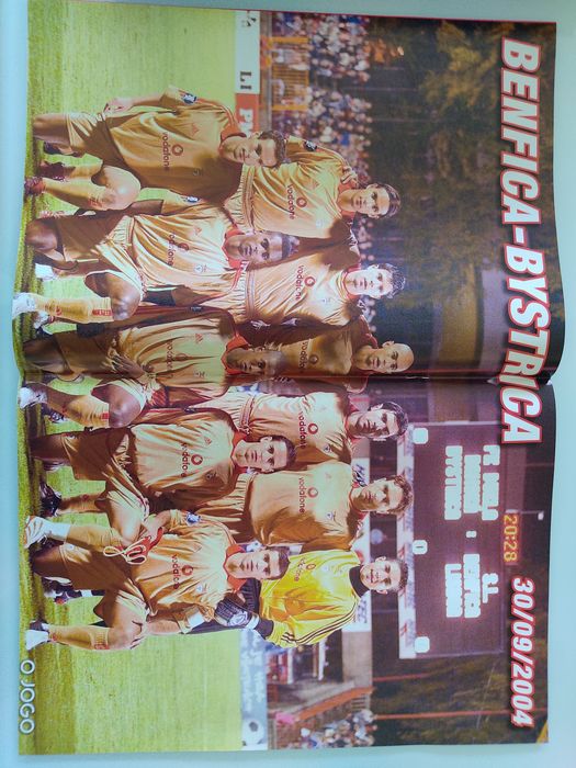 Programa Benfica Dukla Banska Bystrica UEFA 2004/2005