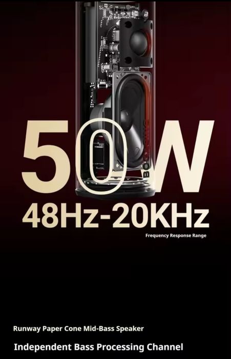 Bogasing & Sound Space, 50W, преміум клас, Hi-Fi звук, ip67, 24години