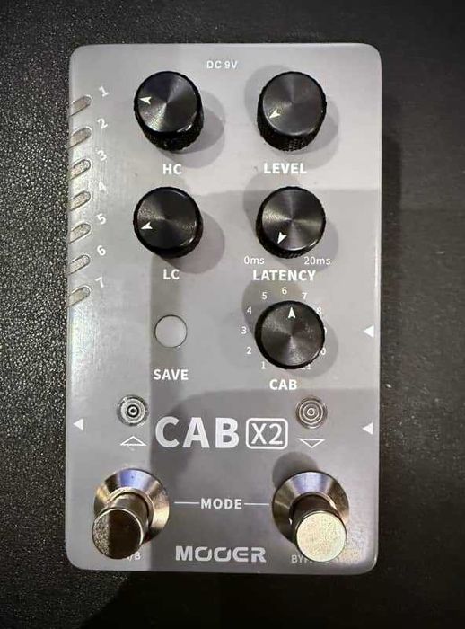 Mooer Cab X2 Pedal Cabinet Dual Cab Sim IR Impulse Response