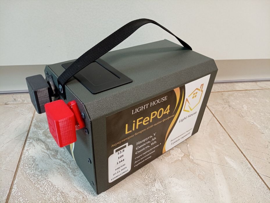 Акумулятори 12В 100А Літій залізо фосфатні