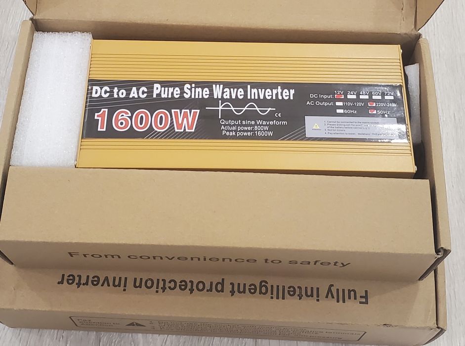 Інвертор чистий синус 1600w,2200w,3000w