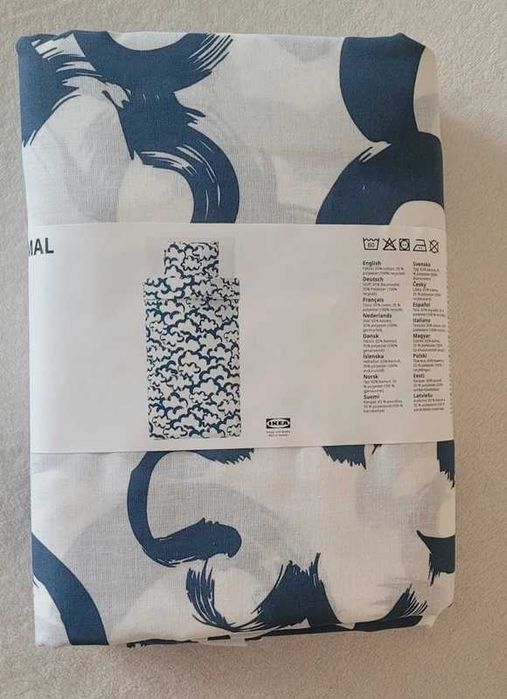 Nowa pościel w malownicze chmurki. Ikea 150x200 i 50x60