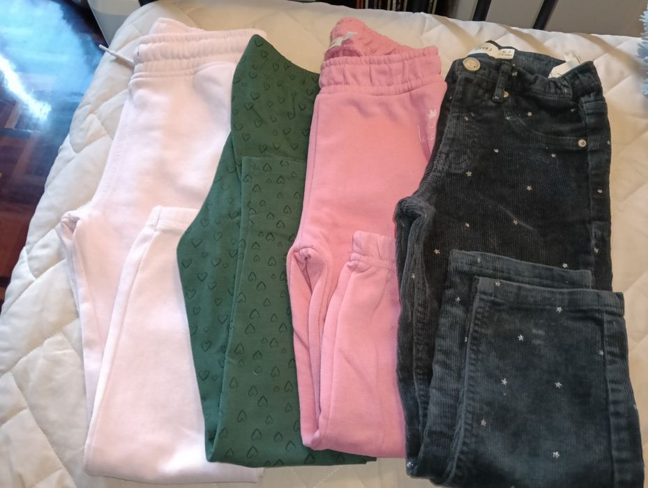 Lote de roupa menina 4/5