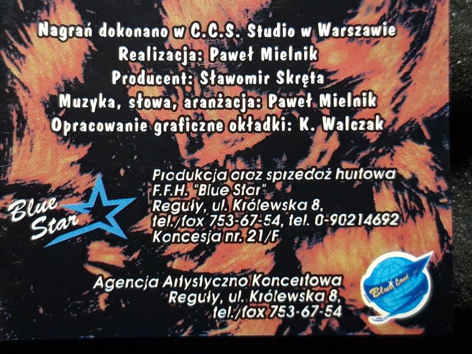 Bayer Full – Ciemnowłosa (Kaseta, 1995)