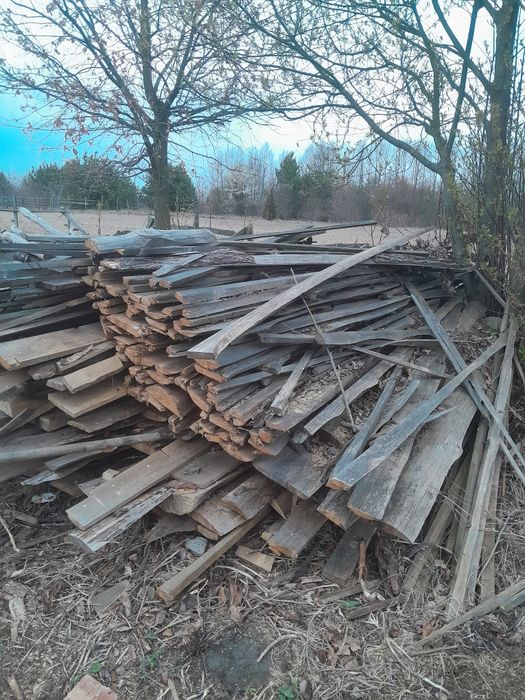 Tartaczane zrzyny  ,drzewo opałowe