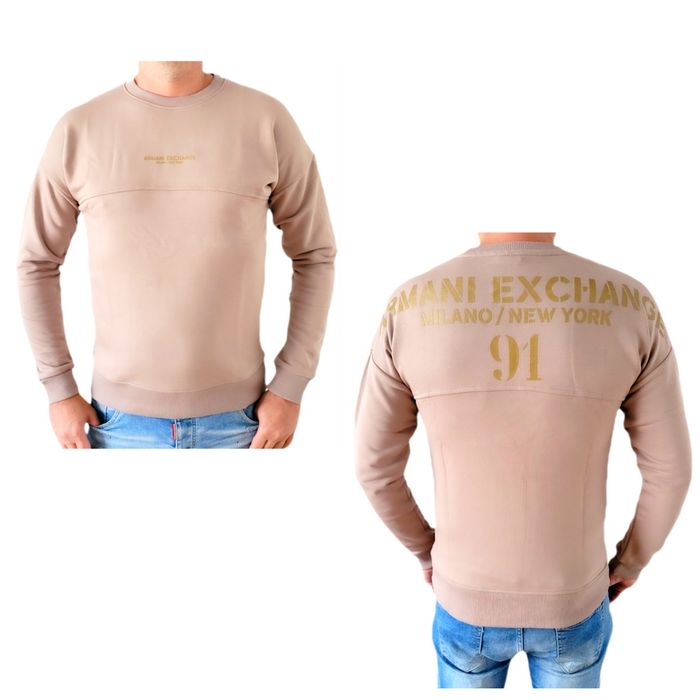 Bluza Armani Exchange złote dodatki Okazja