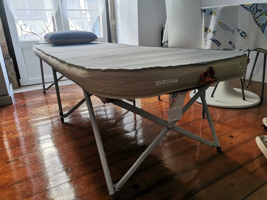 Conjunto campismo (Kit completo): cama + colchão + almofada