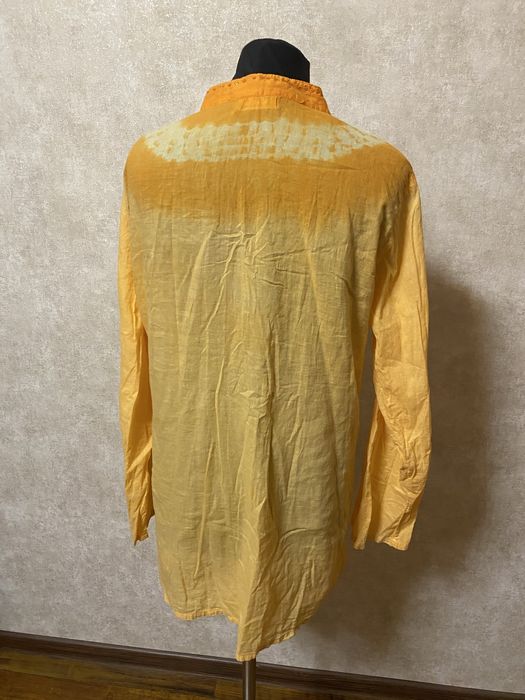 Накидка парео рубашкою на море льон розмір М