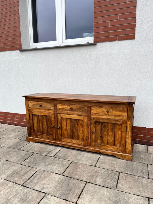 Piękna komoda - lite drewno indyjskie, loft, meble kolonialne