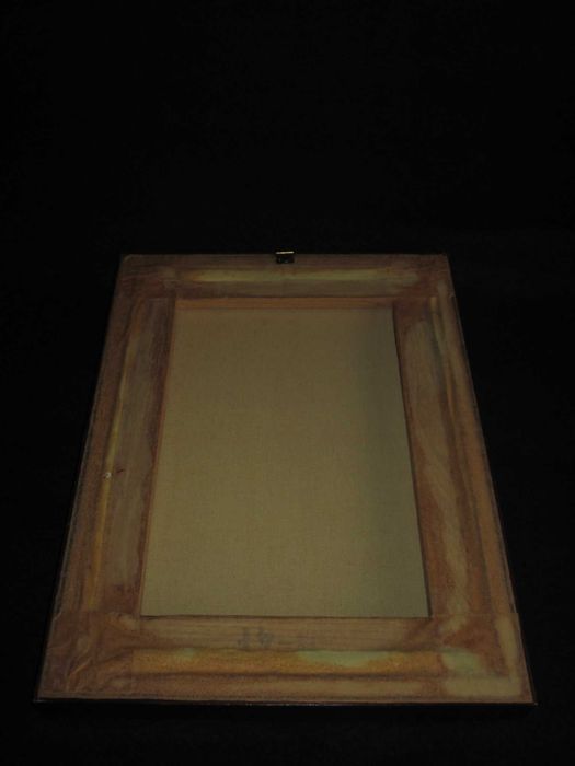 Quadro Original Óleo sobre Tela Bathe Ruas de Paris Beurre & Oeufs