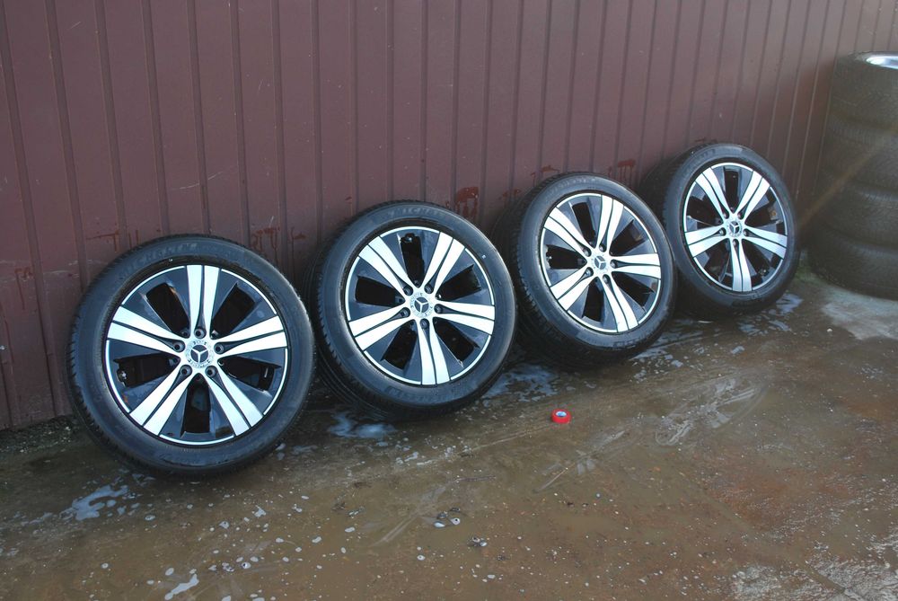 Koła 225 50 + 245 45 R17 5x112 Alufelgi + opony lato Mercedes 8J TPMS
